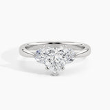 950 Platinum, Heart, down view