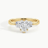 Yellow Gold, Heart, down view