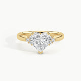 Yellow Gold, Heart, down view