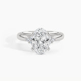 950 Platinum, Oval, down view