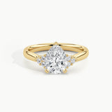 Yellow Gold, Pear, down view