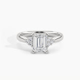 950 Platinum, Emerald, down view