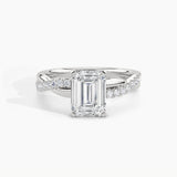 950 Platinum, Emerald, down view