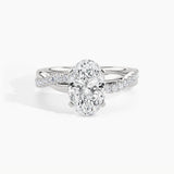White Gold, Oval, down view