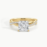 Yellow Gold, Princess, down view