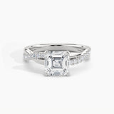 White Gold, Asscher, down view