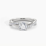 950 Platinum, Round, down view