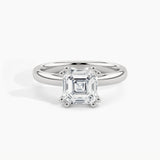White Gold, Asscher, down view