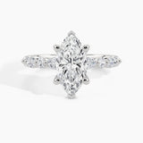 950 Platinum, Marquise, down view