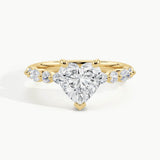 Yellow Gold, Heart, down view