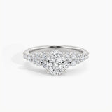 White Gold, Oval, down view