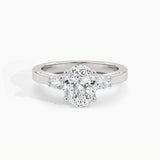 950 Platinum, Oval, down view