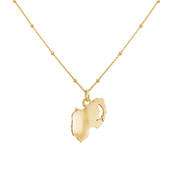 Down Gold Plated Necklace