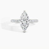950 Platinum, Marquise, down view
