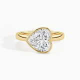 Yellow Gold, Heart, down view
