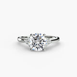 White Gold, Round, down view