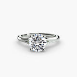 950 Platinum, Round, down view