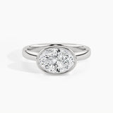 White Gold, Oval, down view