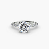 950 Platinum, Round, down view