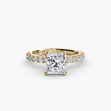 Yellow Gold, Princess, down view