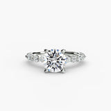 White Gold, Round, down view