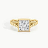 Yellow Gold, Princess, down view