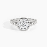 White Gold, Round, down view