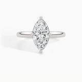 White Gold, Marquise, down view