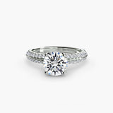 950 Platinum, Round, down view