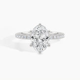 White Gold, Oval, down view