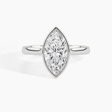 950 Platinum, Marquise, down view