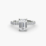 White Gold, Emerald, down view