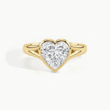 Yellow Gold, Heart, down view