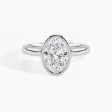 950 Platinum, Oval, down view