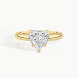Yellow Gold, Heart, down view