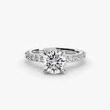 White Gold, Round, down view