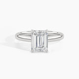 950 Platinum, Emerald, down view