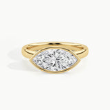 Yellow Gold, Marquise, down view