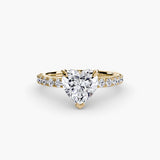 Yellow Gold, Heart, down view