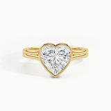 Yellow Gold, Heart, down view