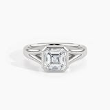 White Gold, Asscher, down view