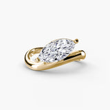 Yellow Gold, Marquise, down view