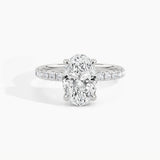 White Gold, Oval, down view