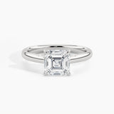 White Gold, Asscher, down view