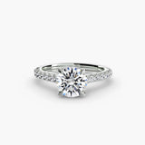 White Gold, Round, down view