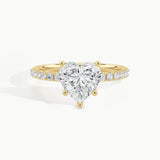 Yellow Gold, Heart, down view