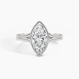 950 Platinum, Marquise, down view