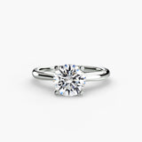 White Gold, Round, down view