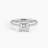 White Gold, Asscher, down view