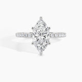 White Gold, Marquise, down view